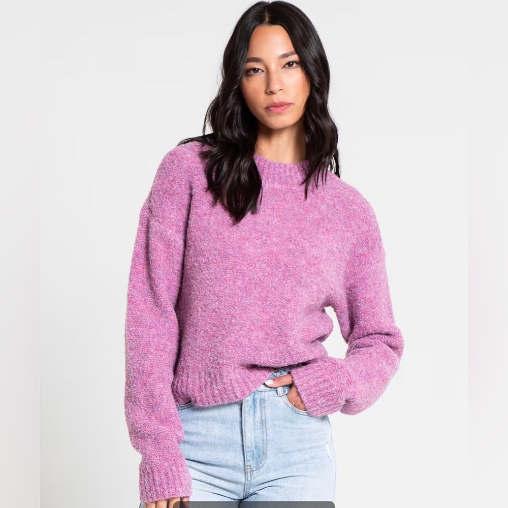 Long-Sleeve Sweater • Moss Mock Neck
